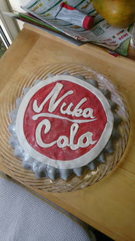 Nuka Cola Bottlecap Cake