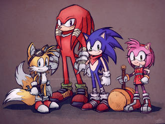 Sonic Boom alt sketches