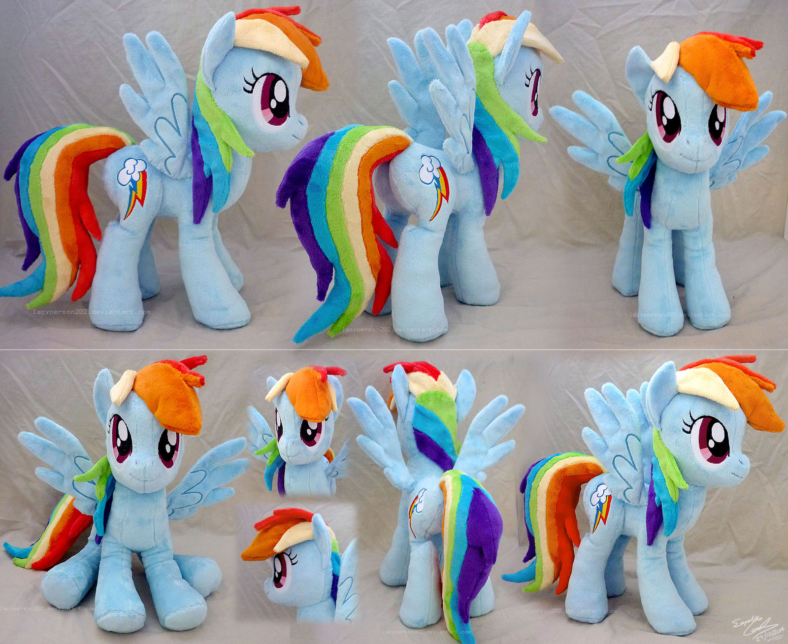 Rainbow Dash Plushie V2 by SewYouPlushieThings
