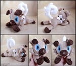 Rockruff Plush (Ver 2) by SewYouPlushieThings