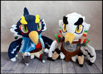 Revali and Teba plush set by SewYouPlushieThings
