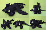 Toothless Large Floppy Plush by SewYouPlushieThings
