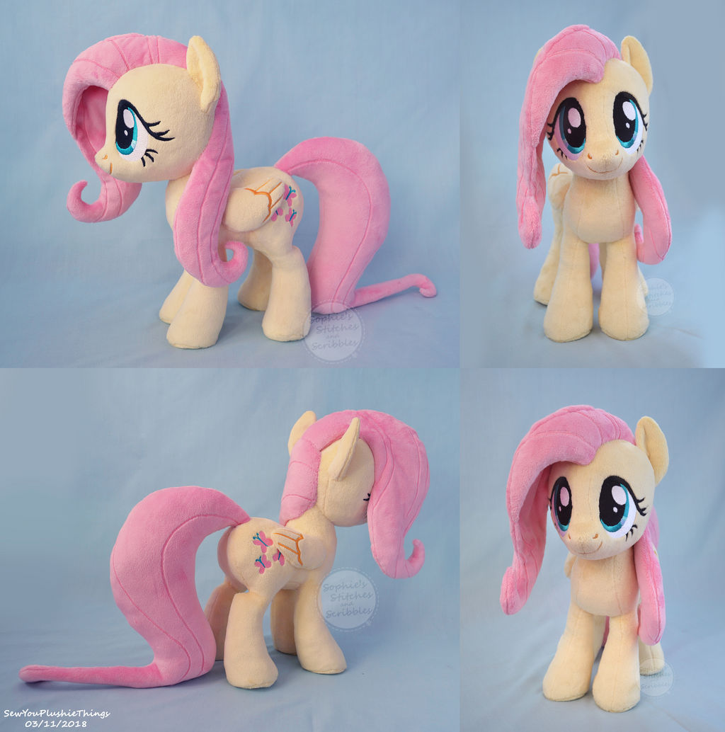 Fluttershy Large Plush by SewYouPlushieThings on DeviantArt