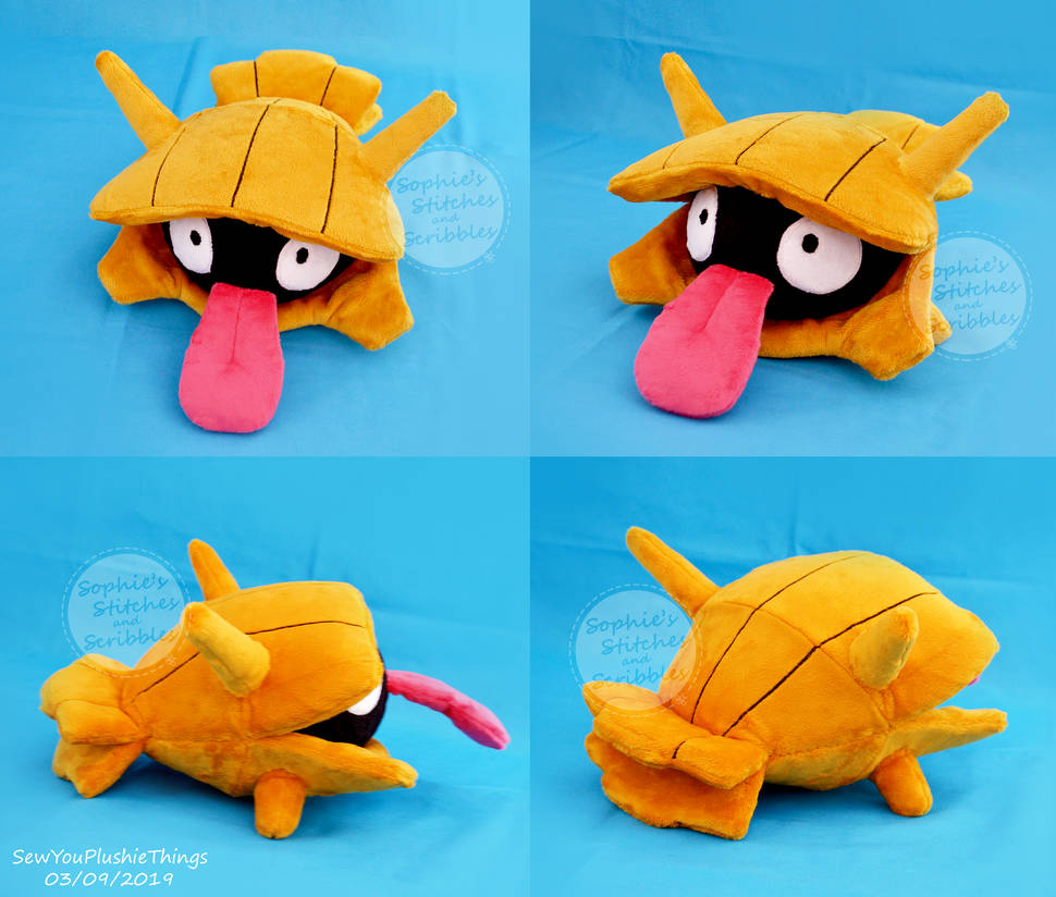 Shiny Shellder Medium Size Plush by SophiesPlushies on DeviantArt