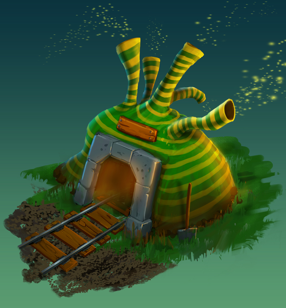 Mine concept art by LoinCandy on DeviantArt