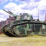 Char B1 tetre of the French Army Abbeville 1940