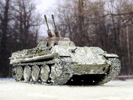 Sd.Kfz. 171-4 Kugelpanther SPAAG, Winter 1945