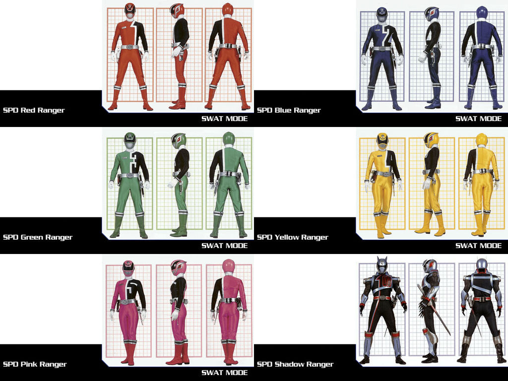 Choose Your Rangers (S.P.D.) by Powershade117 on DeviantArt