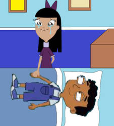 Ginger and Baljeet sick nurse