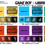 Game Boy Palette Sets - MF-6 Shades