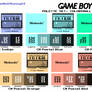 Game Boy Palette Set - ColorsWall #189153