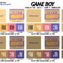 Game Boy Palette Set - Soft Breeze