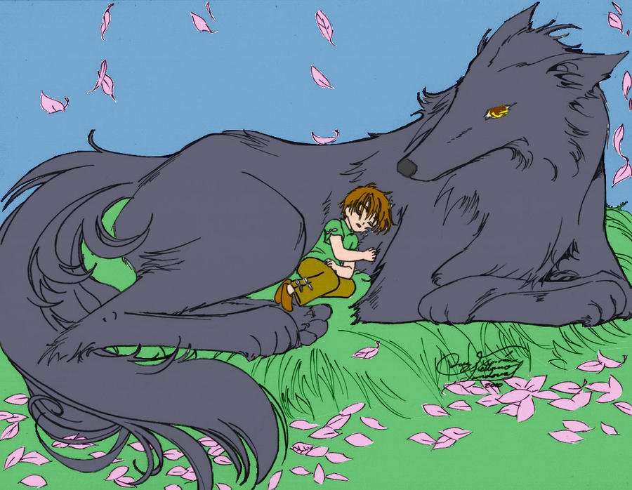 syaoran y  lobo Wolf