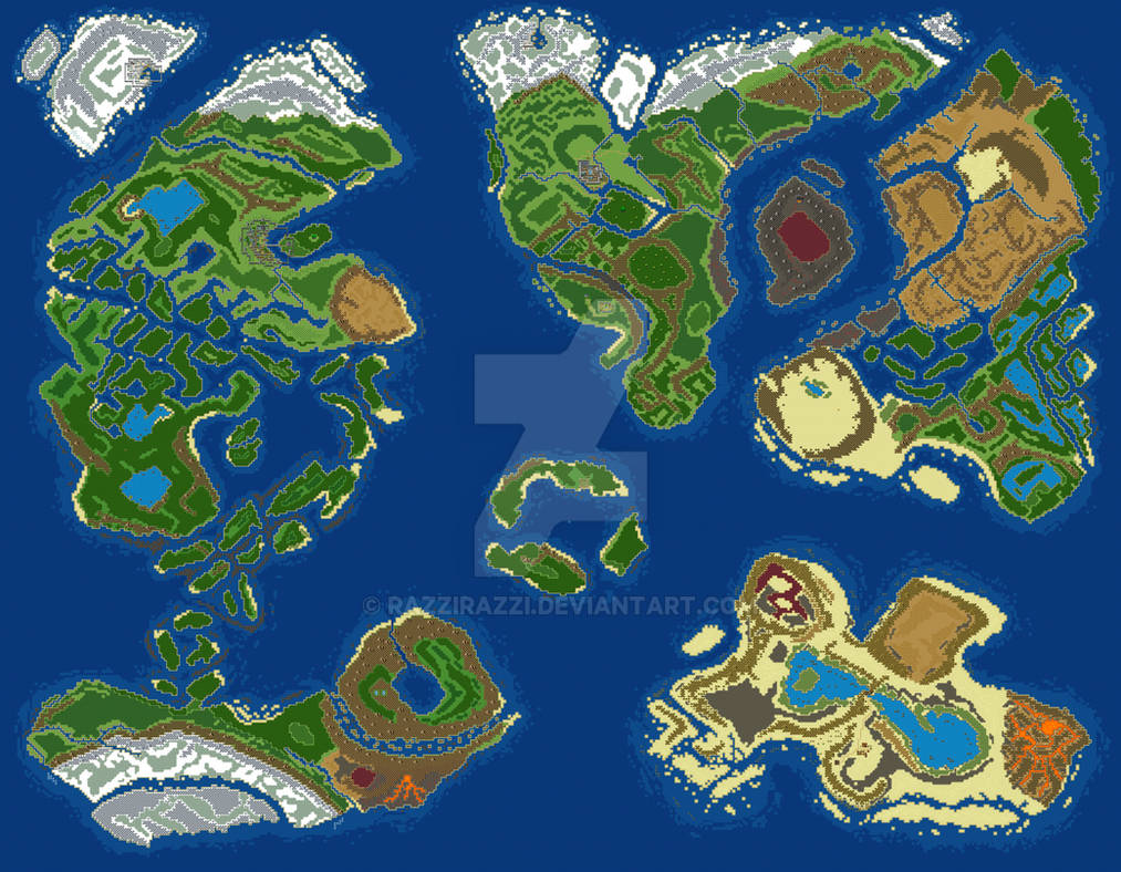 World Map v6 by RaZziraZzi on DeviantArt