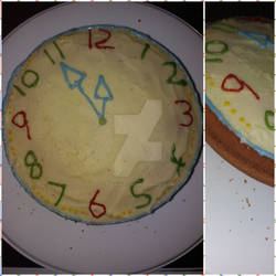 Clock Face Cake