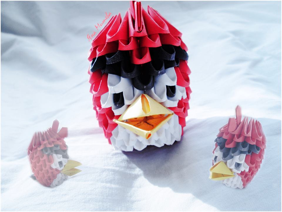 Origami Angry Bird