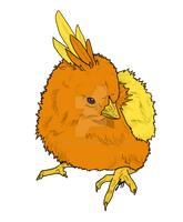 Simplistic Torchic - Commission