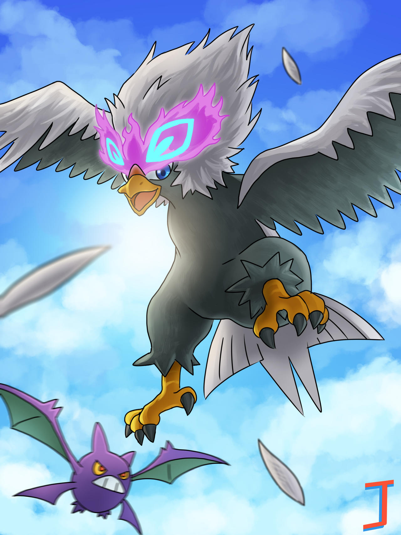 Hisuian Braviary by Junkcrab on DeviantArt