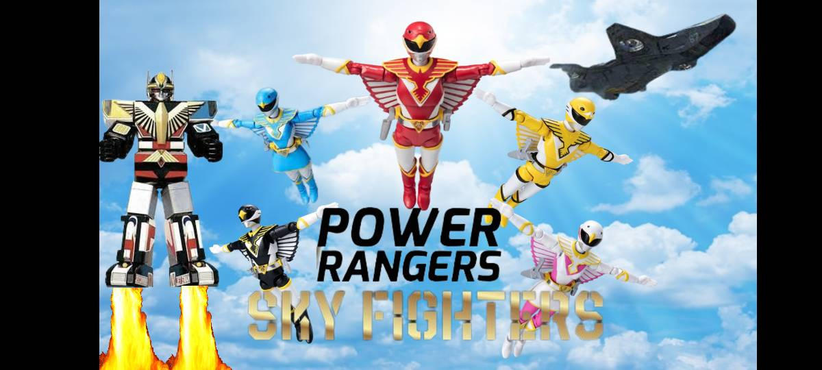 Power rangers Sky Fighters poster by Redsword1 on DeviantArt
