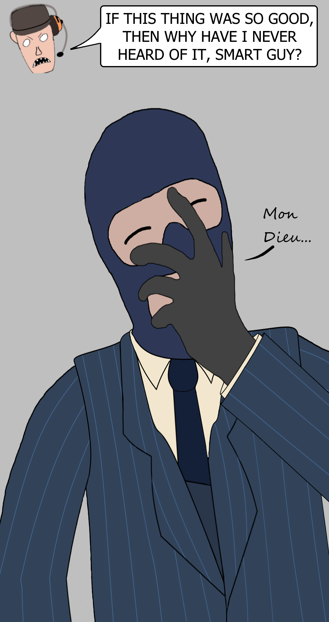 Blu Spy Facepalms