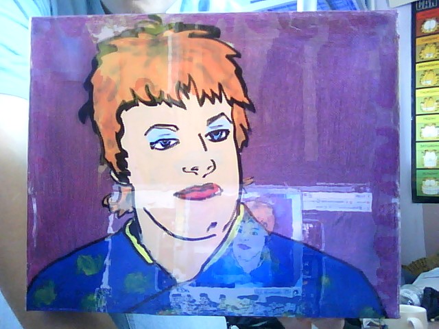 Eddie Izzard Pop art canvas