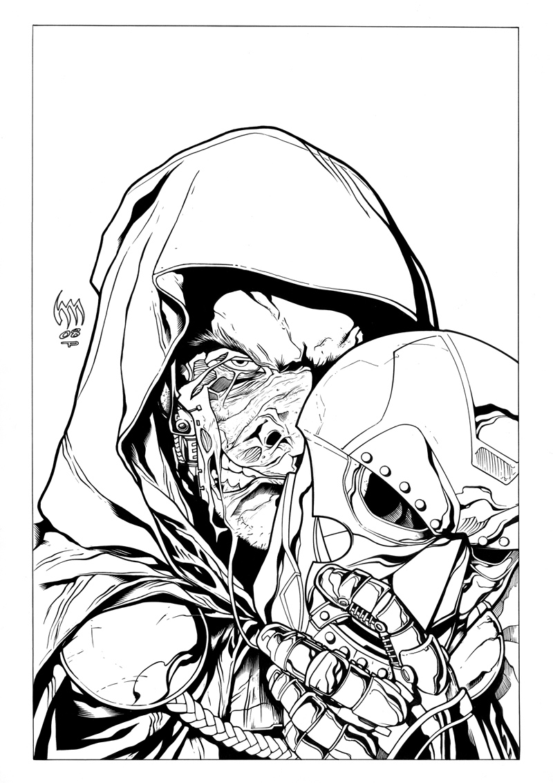 Dr. Doom:The Face of Evil INKS