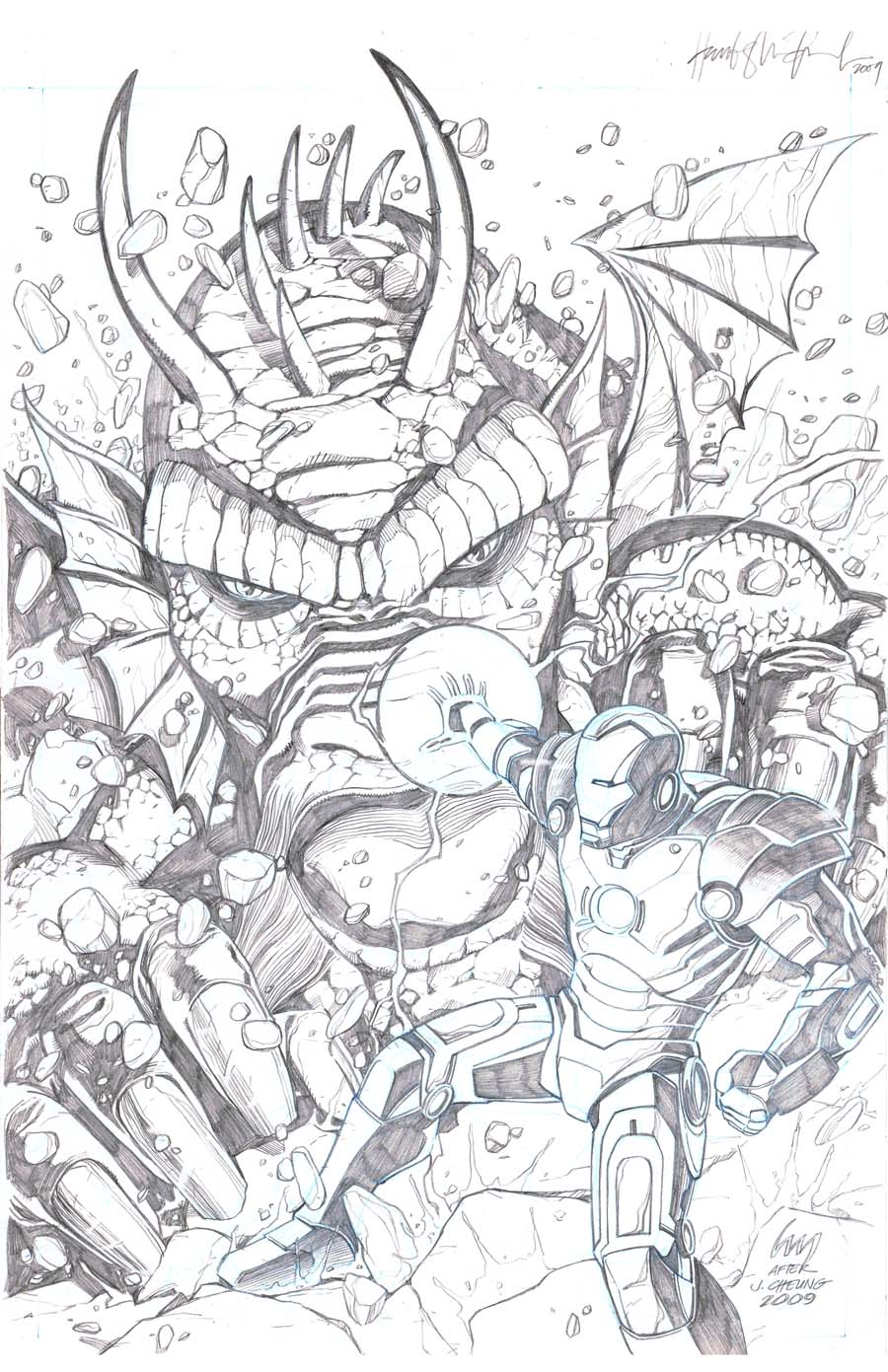 Fin Fang Foom VS Iron Man