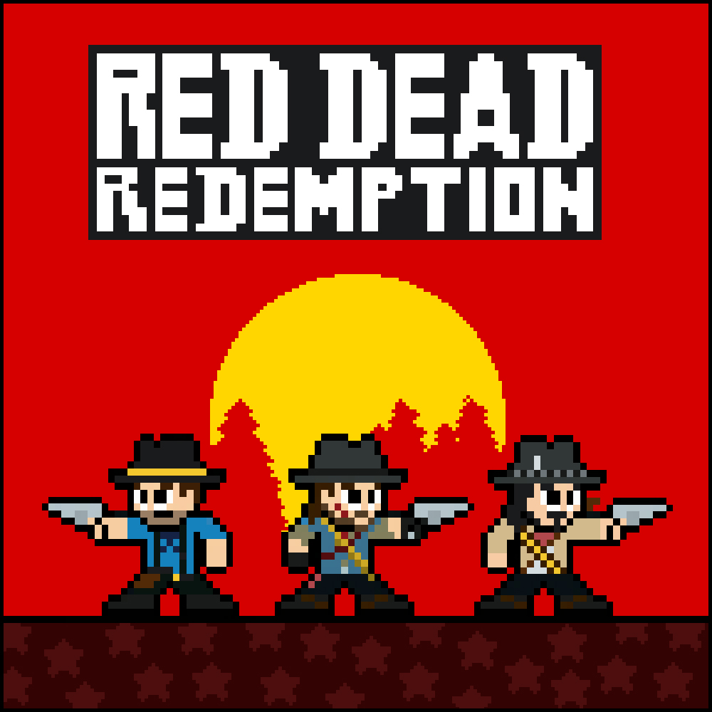 RED DEAD REDEMPTION (PIXEL ART) by PeterStrak97 on DeviantArt