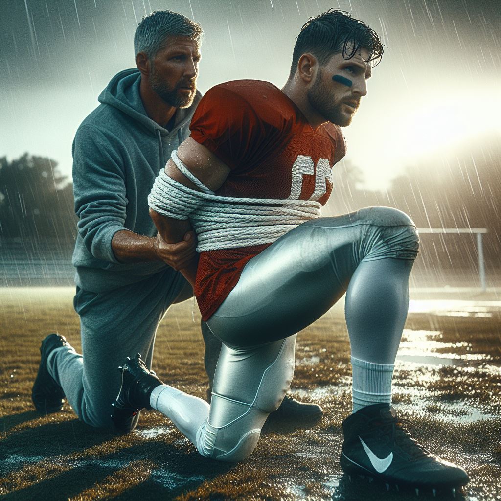 Football Player Tied Up By Cybertied On DeviantArt football-player-tied-up-by-cybertied-on-deviantart