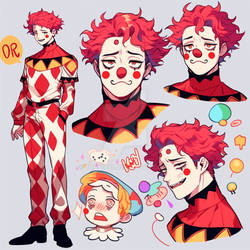 087 sad clown boy adopt