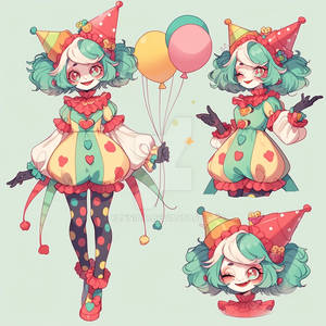 088 clown girl adopt