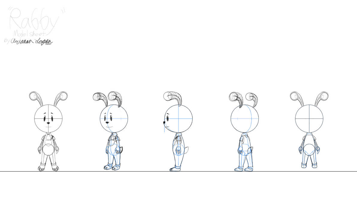 Rabby Model Sheet by ImagineStudio2004 on DeviantArt