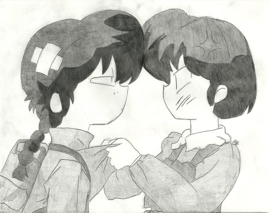 Akane Drawing Ranma Ranma and Akane by aya125 on DeviantArt