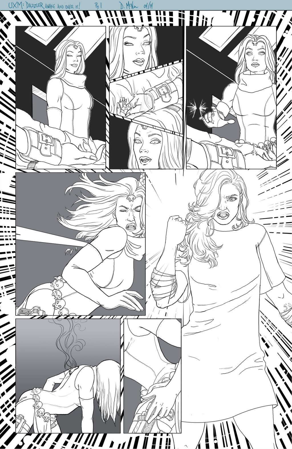 UXM: Dazzler Is Awake And She Is Over It. (pg 1)