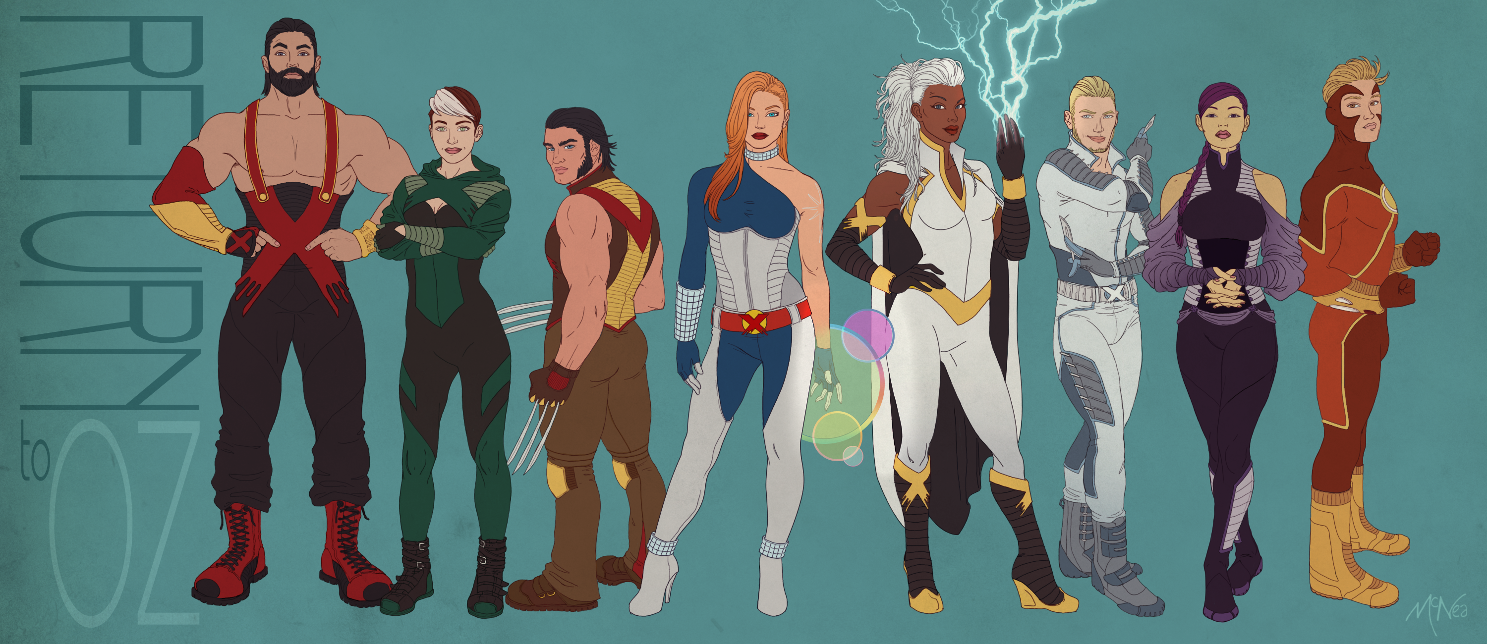 X-Men: Return To Oz by Lightengale