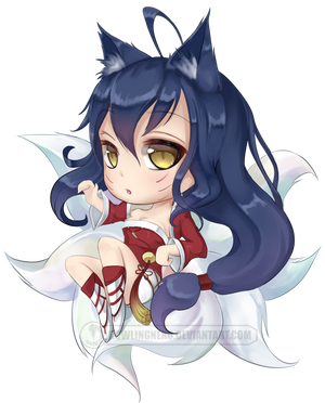 Chibi Ahri by HowlingNeko Chibi Ahri by HowlingNeko