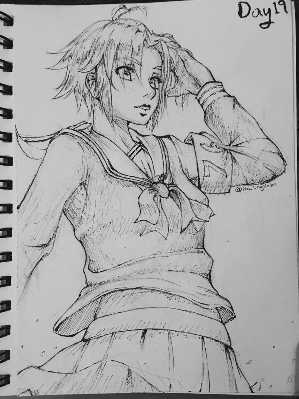 Inktober 2016 - Day 19 by HowlingNeko
