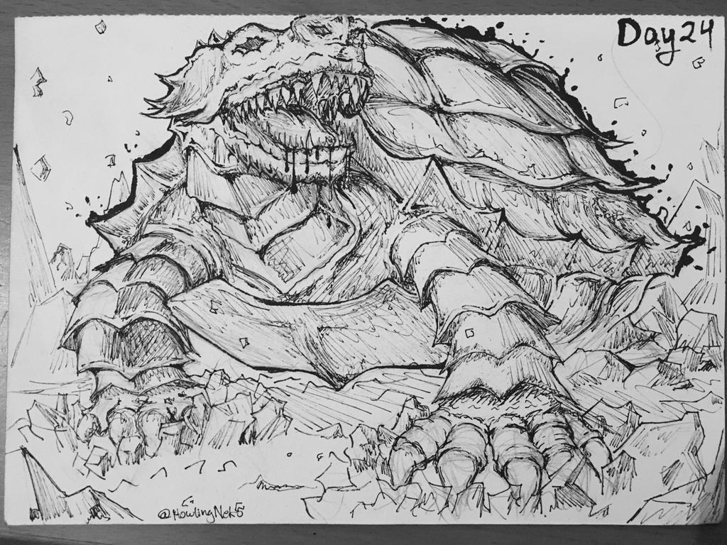 Inktober 2016 - Day 24 by HowlingNeko