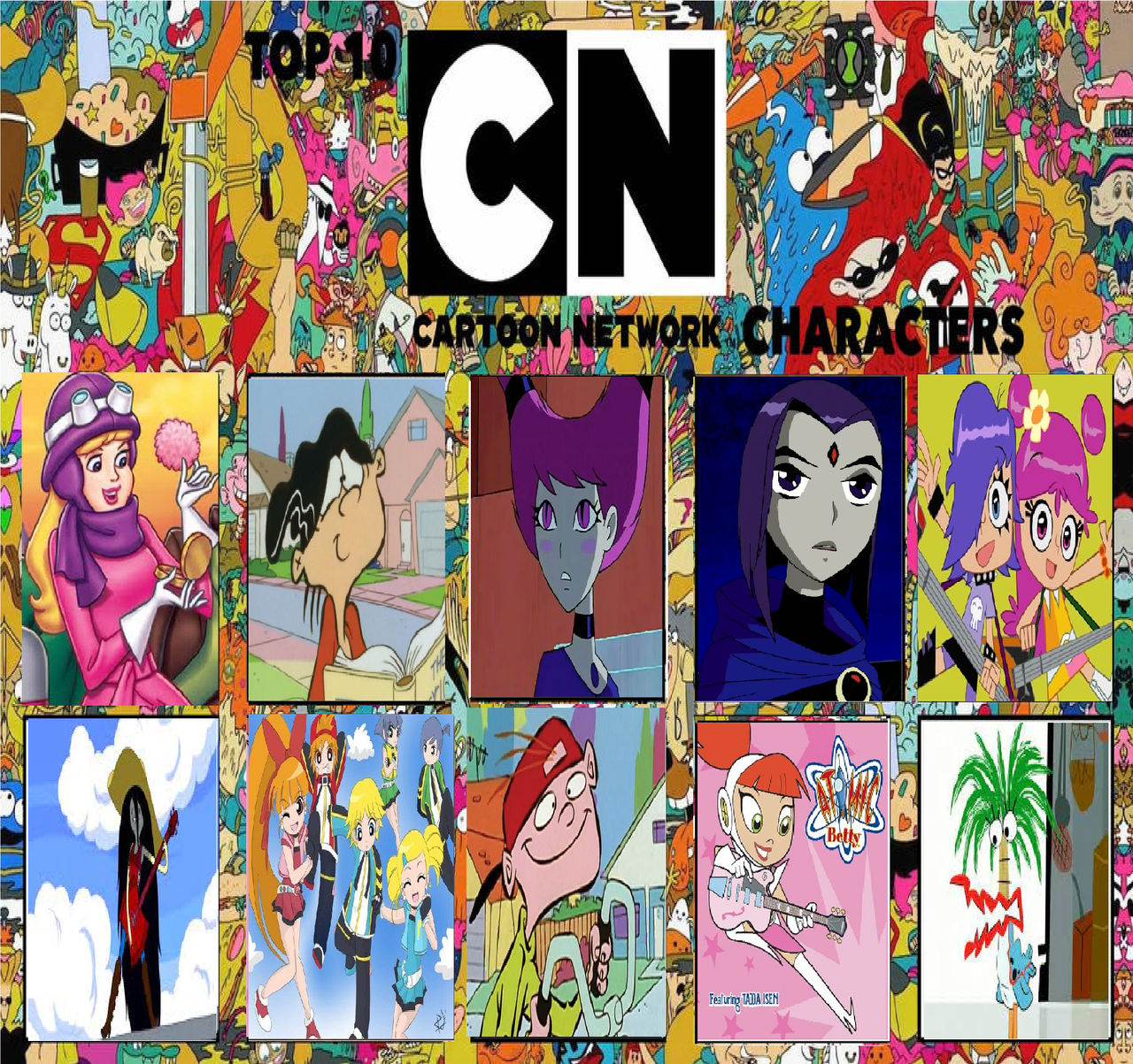 My Top 10 Cartoon Network Characters by LovelylulyS2 on DeviantArt
