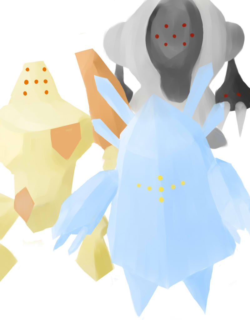 Regice, Registeel, Regirock