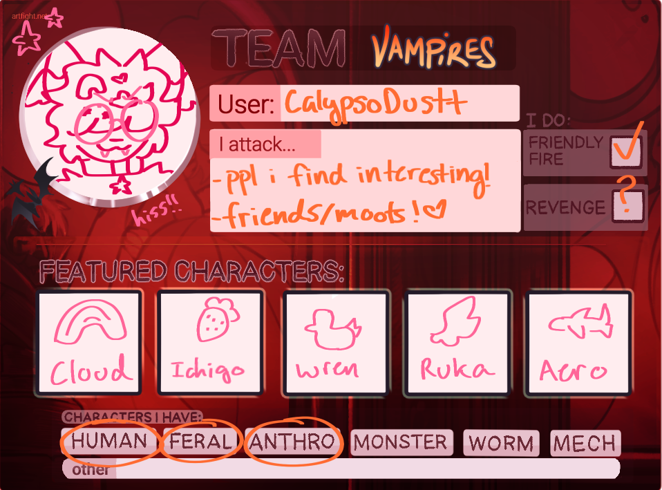 heyo artfight card by fawnnwings on DeviantArt
