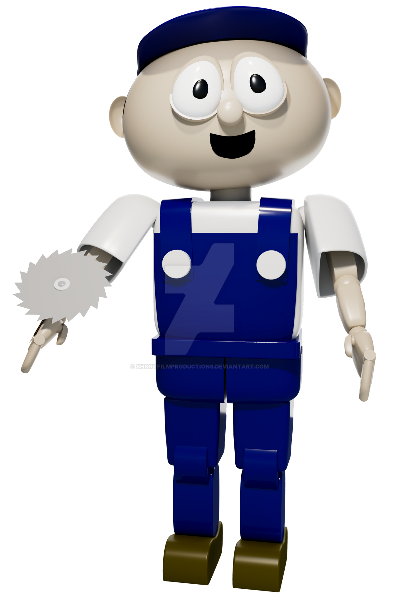 Buzzsaw Graphics BuzzSaw Louie Render by ShortFilmProductions on DeviantArt