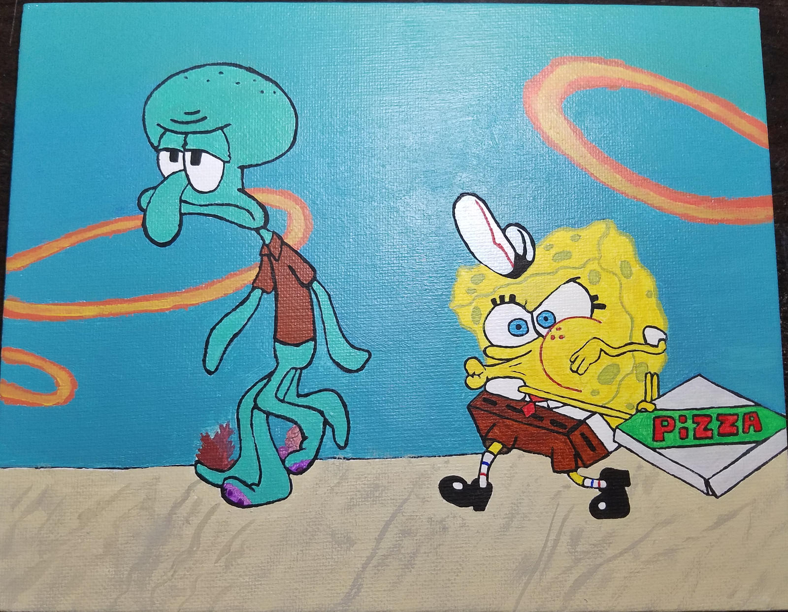 Spongebob pizza