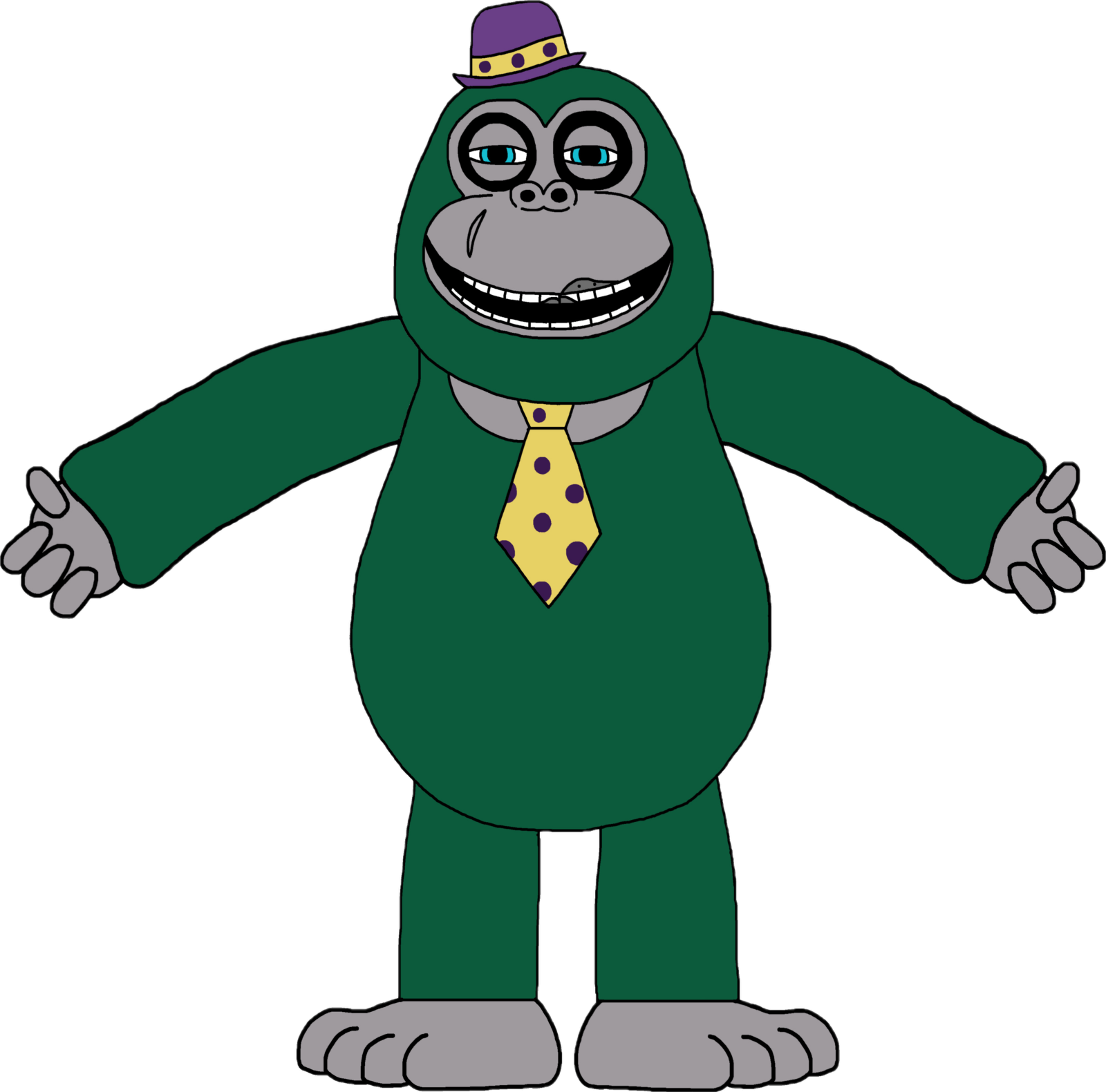 Willy’s Wonderland Gus Gorilla After PNG by MauricioToro2006 on DeviantArt