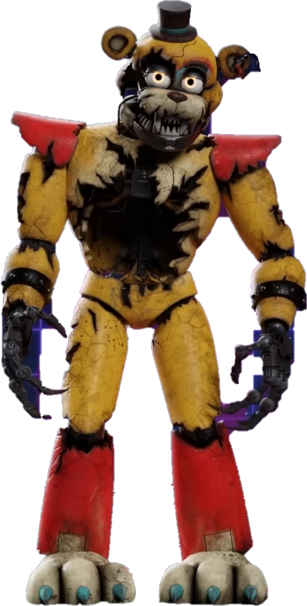 FNAF SB Ruin Glamrock Bonnie full body by Enderziom2004 on DeviantArt