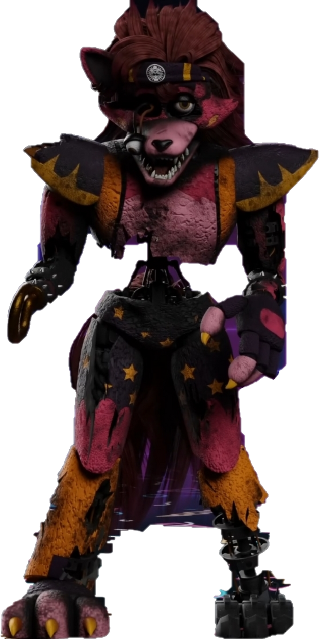FNAF SB Shattered Glamrock Foxy Full Body V1 by MauricioToro2006 on ...
