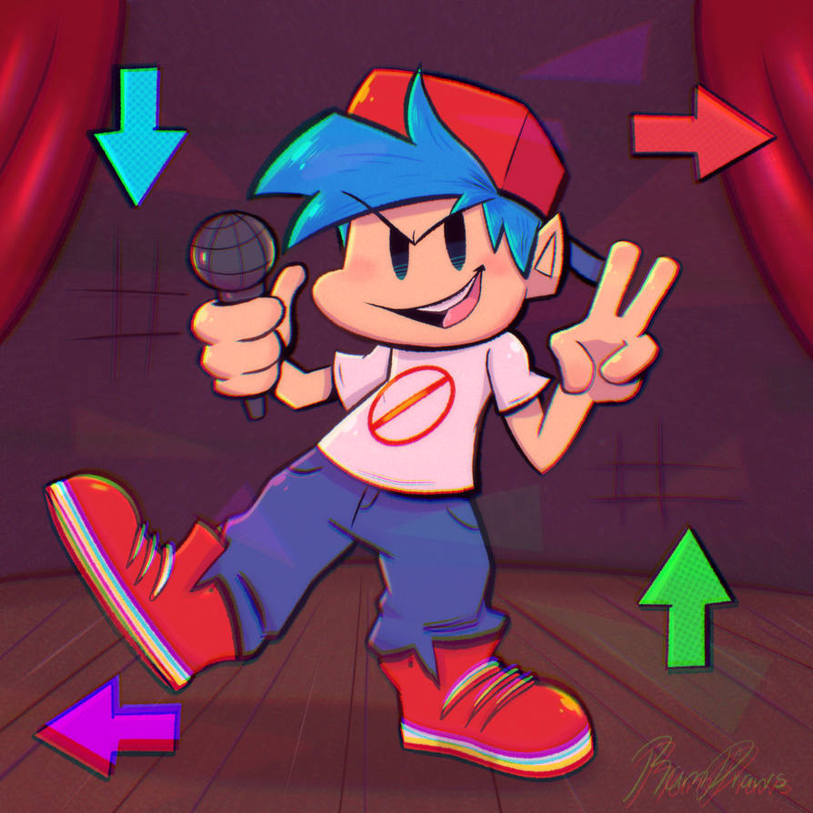 Boyriend Fnf Friday Night Funkin Boyfriend Fanart 1.0 by MauricioToro2006 on DeviantArt