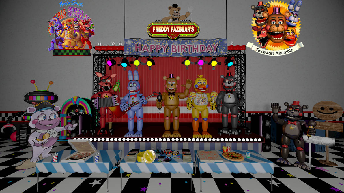 SFM FFPS Welcome To FreddyFazbearPizzaPlace V1 4.0 by MauricioToro2006 ...