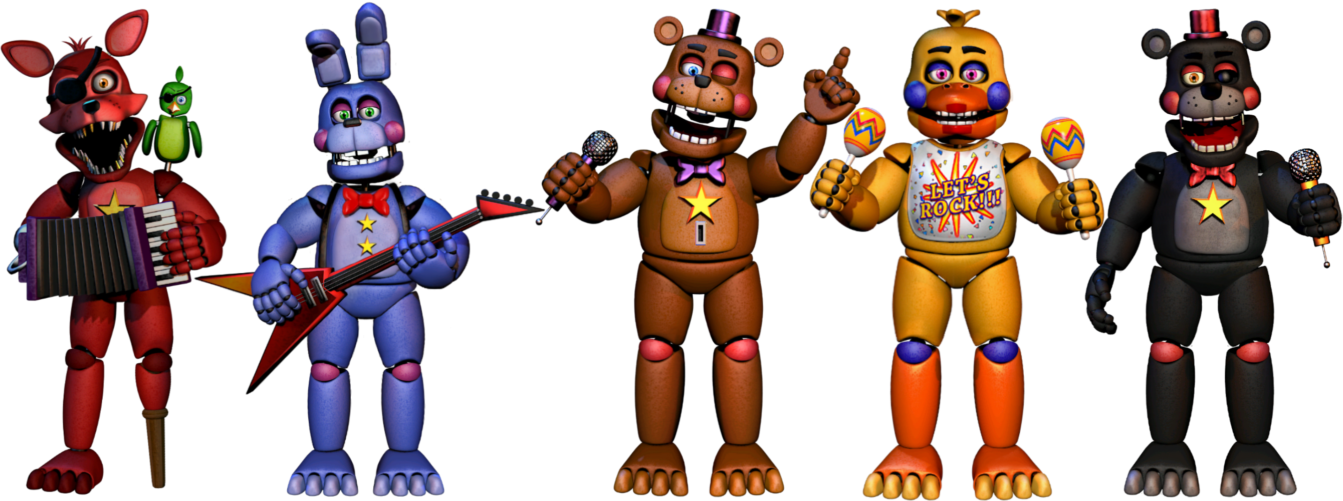 FNAF 6 Part 1, Rockstar Animatronics by TommyProductionsInc on