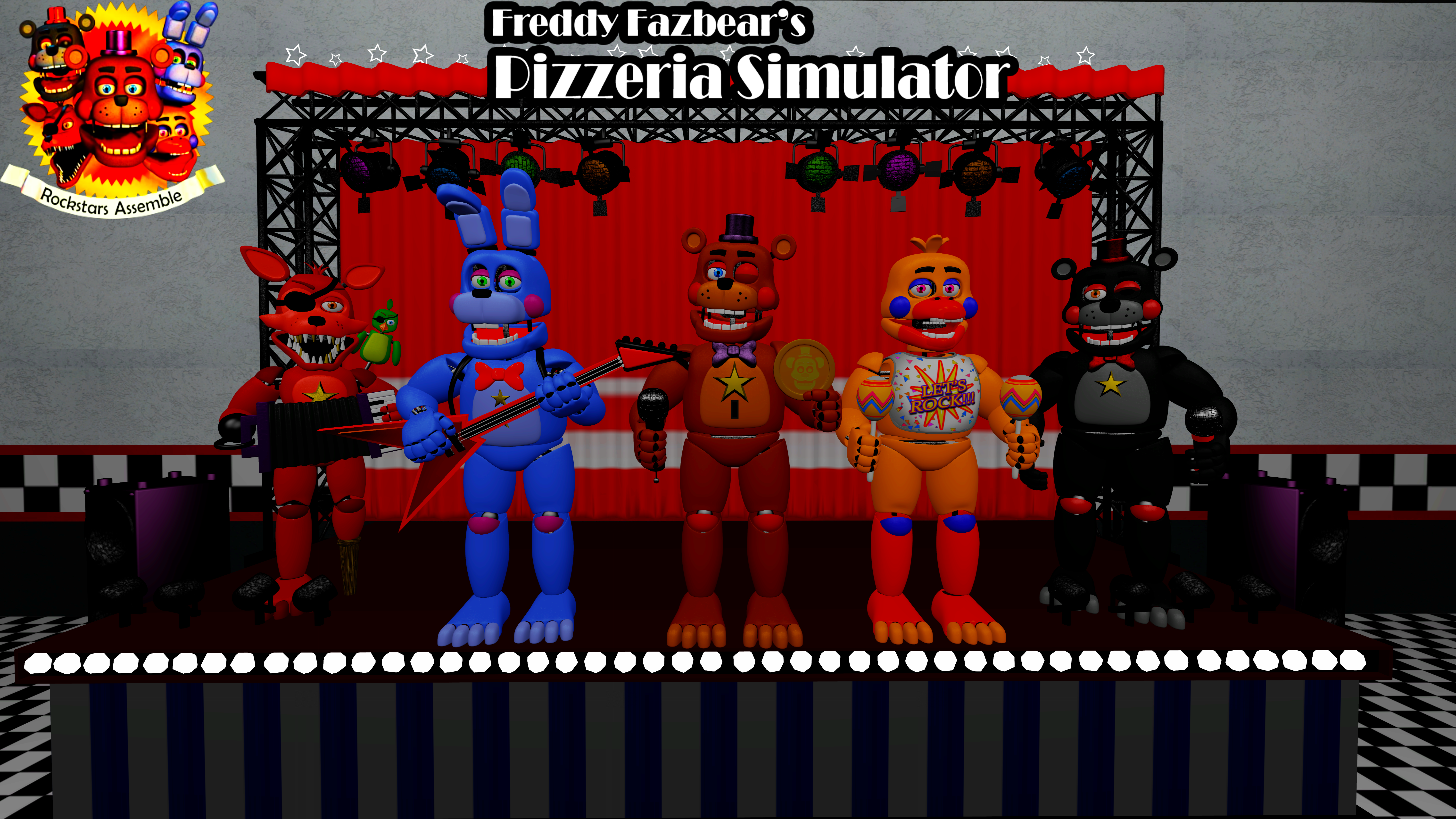 Animatronics FNAF 6 MOD - Freddy Fazbear's Pizzeria Simulator 